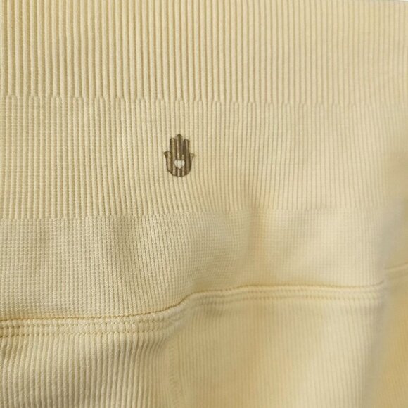 Spiritual Gangster Womens Love Sculpt Legging, Ribbed, Athletic,Yellow,Size XS/S - Picture 6 of 10